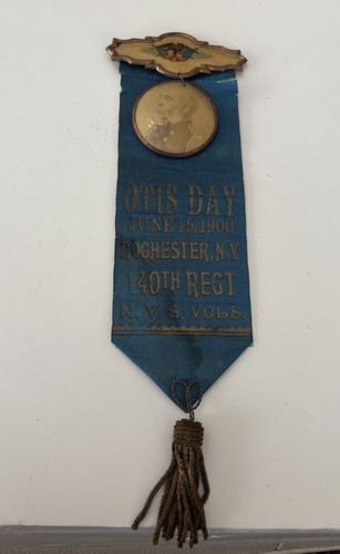 Large Reunion Ribbon- 140 th New York Infantry Regt - Rochester NY 1900
