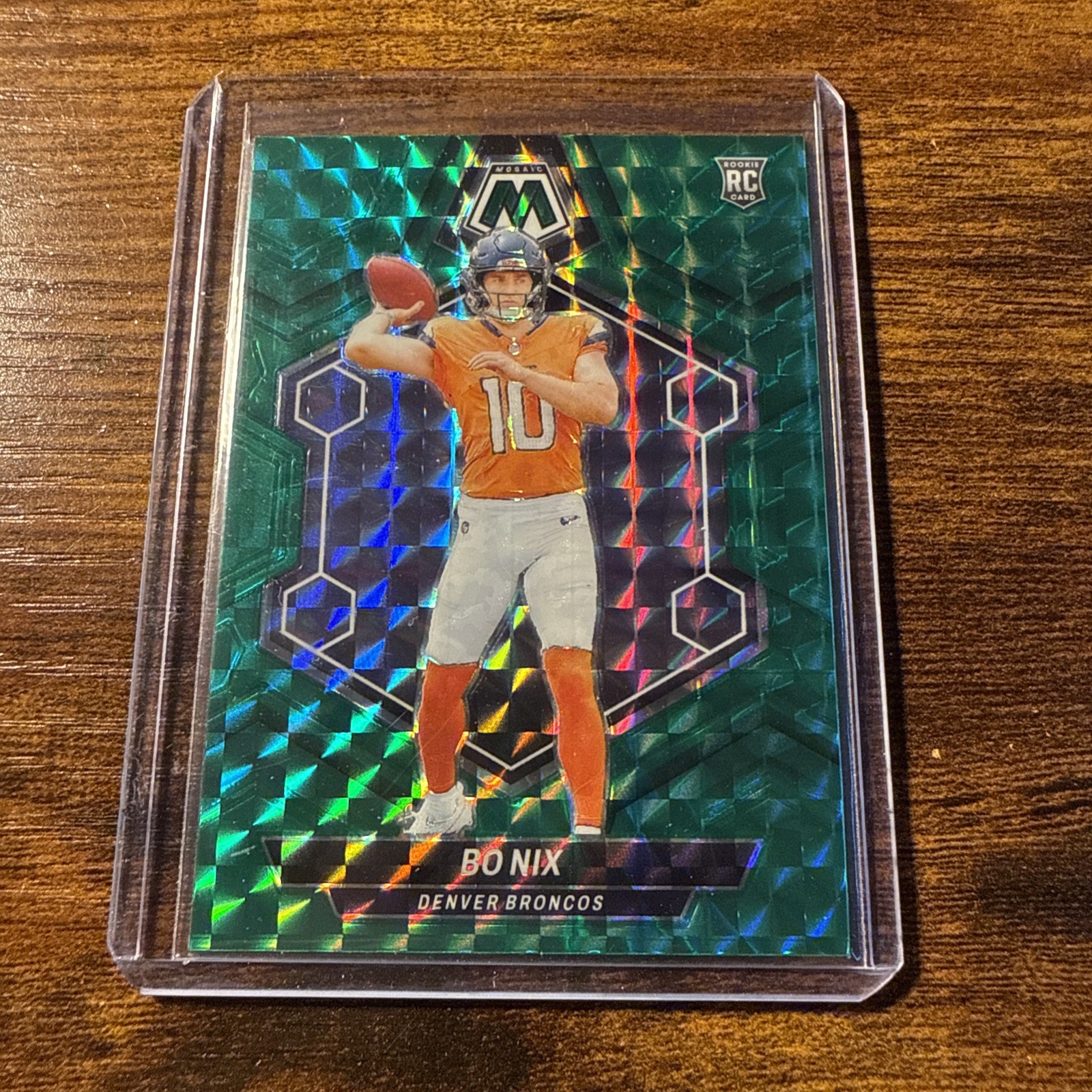 2024 Panini Mosaic BO NIX Green Prizm RC #312