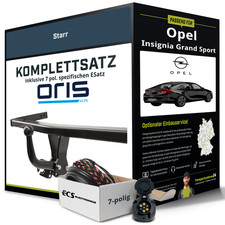 Für OPEL Insignia Grand Sport Typ Z18 Anhängerkupplung starr +eSatz 7pol 17- NEU
