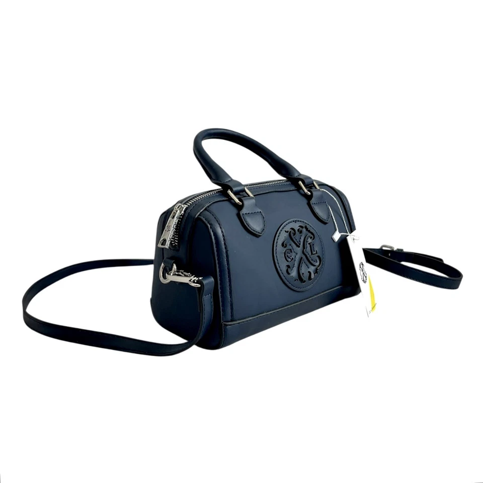 Bolso Bandolera CXL by Christian Lacroix Sydney Micro Barrel Azul Marino Nuevo con Etiquetas Precio de venta sugerido por el fabricante 98 USD Foto 4 de 4