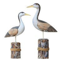 VöGel Aus Holz 36 Cm Sea-Club