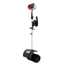 52CC 2 Stroke Gas Power Brush Broom Sweeper Artificial Grass Driveway Sweeper UK