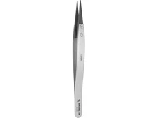 Excelta 159B-RT - Tweezers, Straight, Replaceable Carbon Fiber Tip, 0.04' x