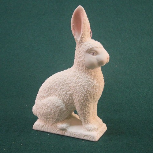Snowbabies Dept 56 Easter Rabbit 1992 Bisque Porcelain New in Box - Picture 3 of 8