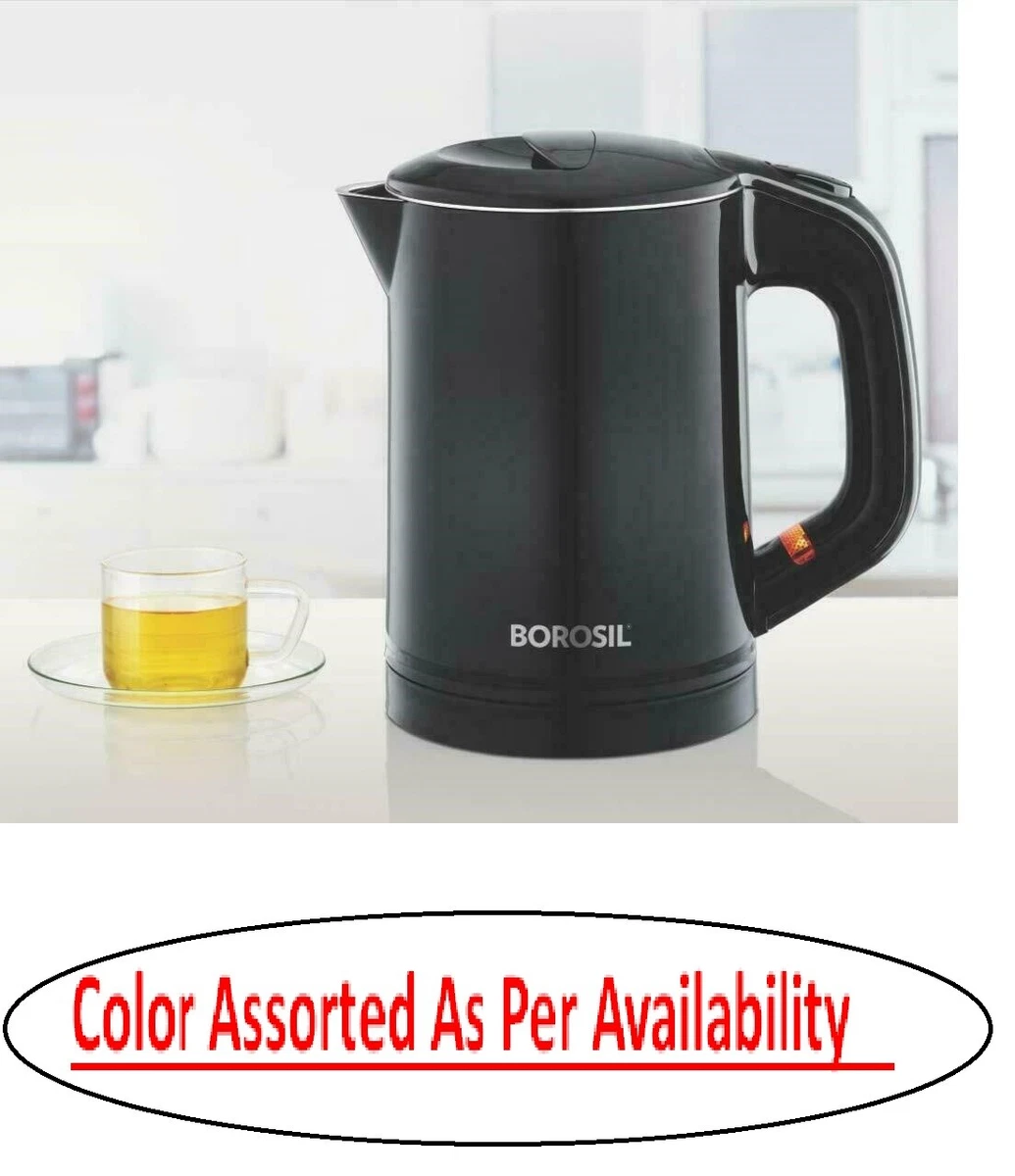 Borosil eva cool touch 600ml stainless steel kettle deals