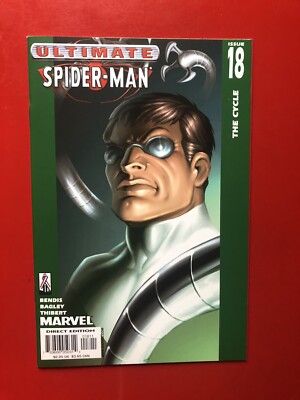 Marvel Comic ULTIMATE SPIDER-MAN #18 DR OCK OCTOPUS. The Cycle,