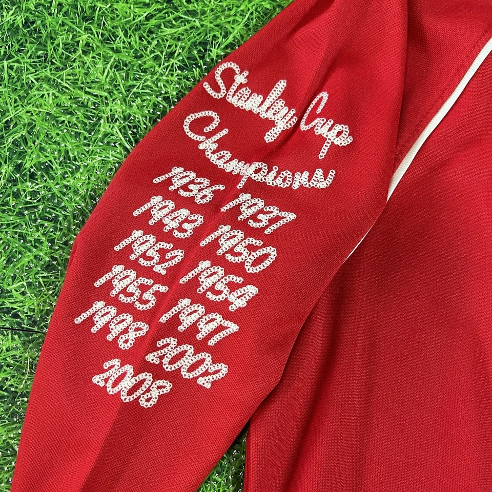 Chaqueta De Colección Detroit Red Wings CCM Stanley Cup Champions Talla Grande 22 X 30 Foto 2 de 4