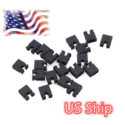 10pcs 2.54mm Micro Standard Pin Header Jumper Cap Short Circuit Connection Cap