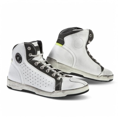 Bottes De Moto Stylmartin Sunset - Unisexe - Taille 36-47 - Cuir Et Tissu Respirant