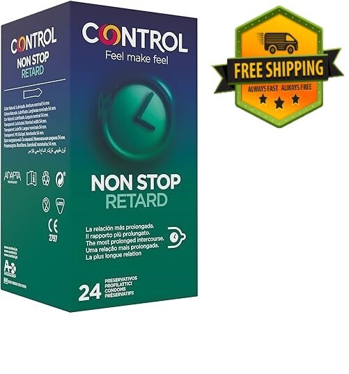 CONTROL Retard Condoms, 24 Condoms with a Special Fabric CONTROL Retard Condoms, 24 Condoms with a Special Fabric
