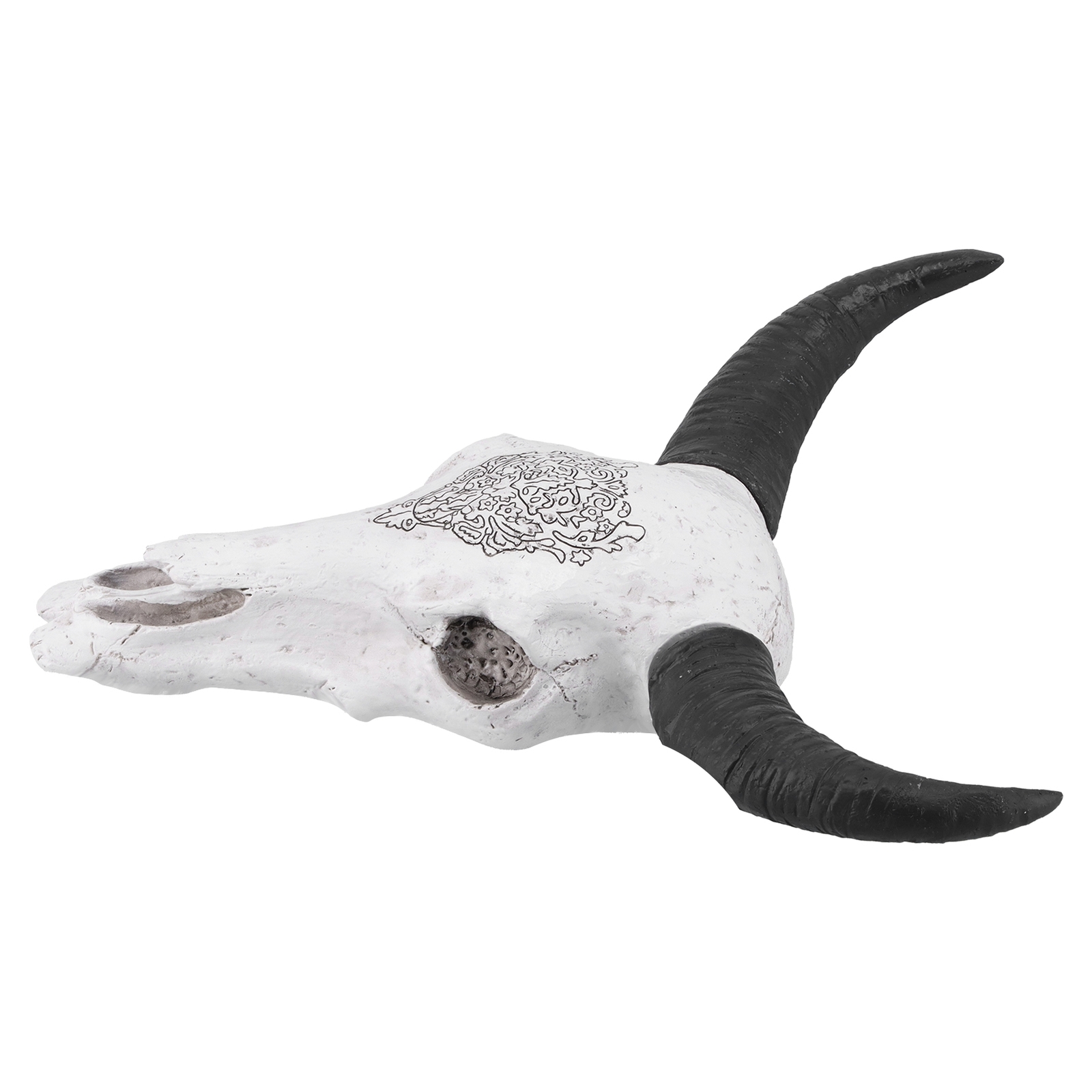 Resin Bull Head Hanging Mysterious Cow Head Wall Decor Beautiful Simple