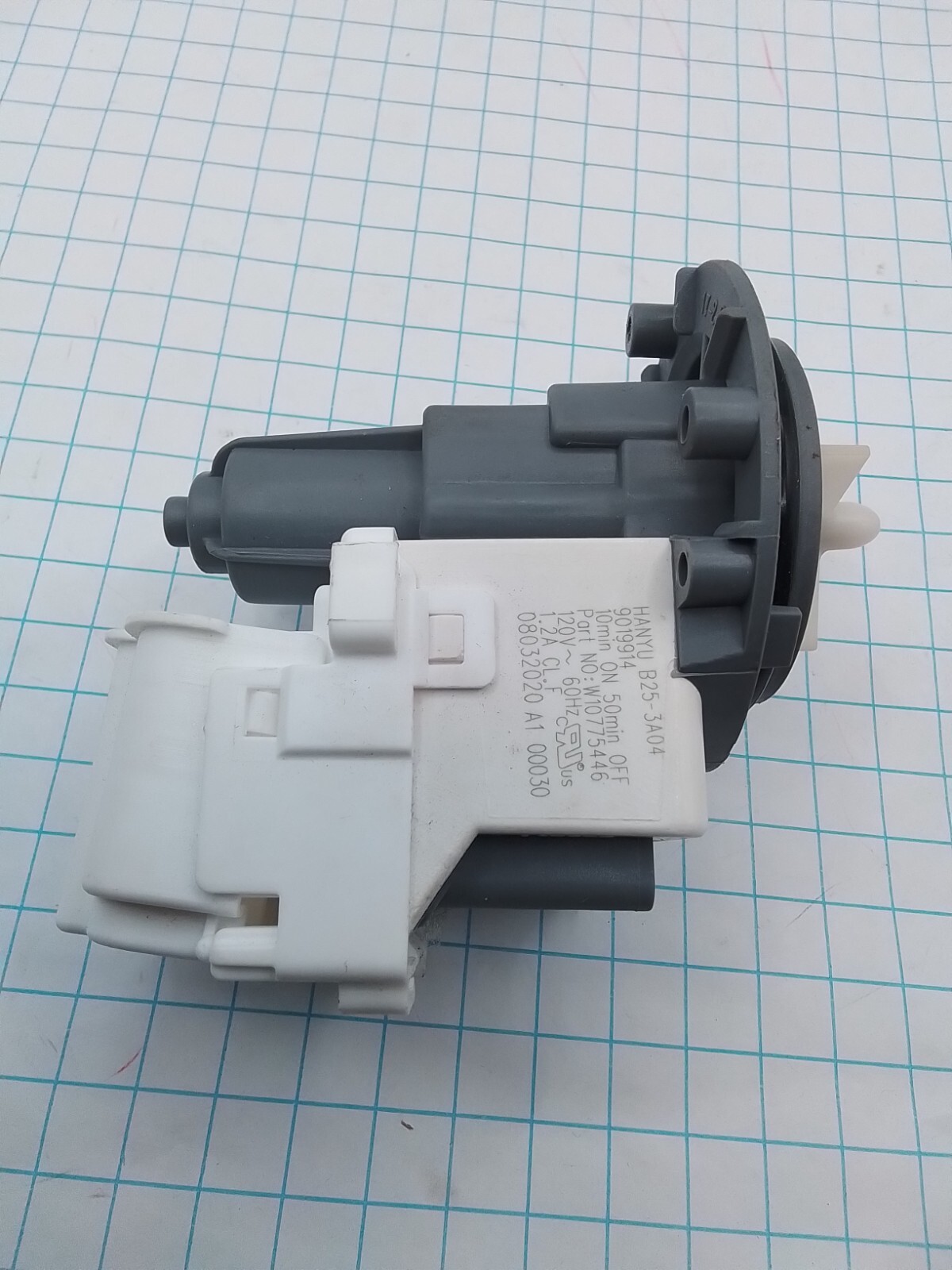 W10775446 Washer Drain Pump for Amana NTW4516FW3 | eBay
