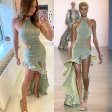 Bronx and Banco x REVOLVE Nefertiti Gown in Menthol Green ASO Runway Large