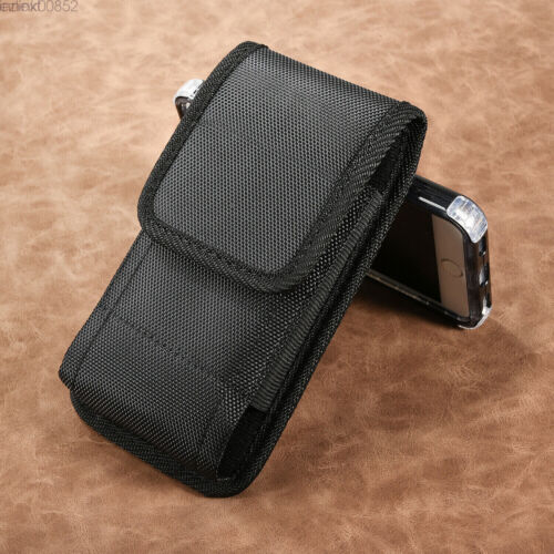 Universal Belt Hook Pouch Bag Nylon For Mobile Cell Phone Case Cover Holster - Afbeelding 1 van 13