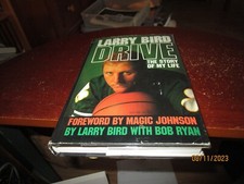 Larry Bird Boston Celtics Signed Basketball Book Personalized to Bill