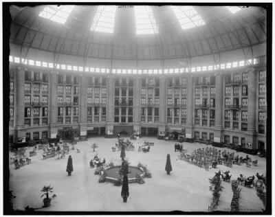 The atrium, West Baden Springs Hotel, West Baden, Indiana c1900 Old Photo