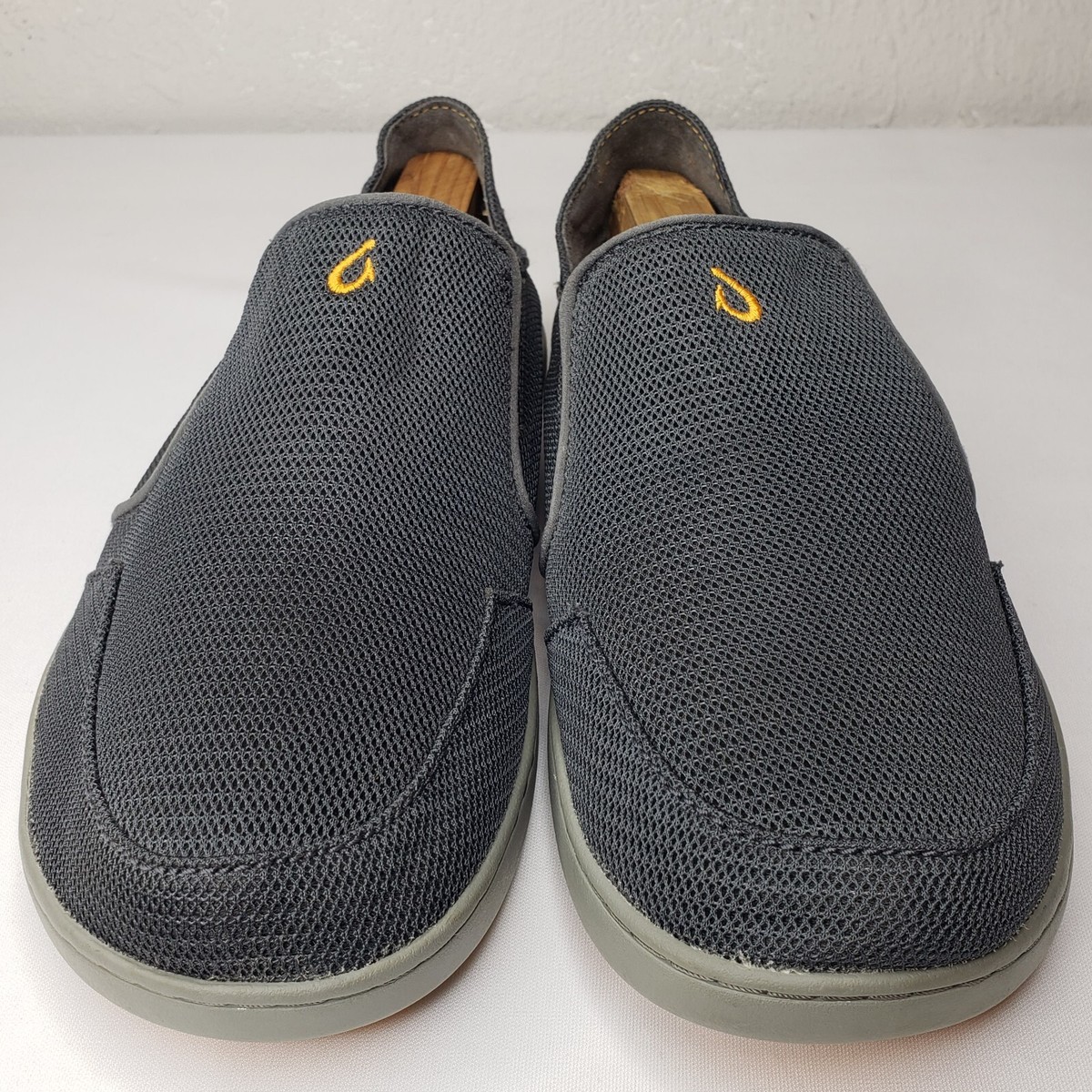 Olukai Nohea Mesh Gray Slip On Comfort Casual Shoes Mens  display picture 3