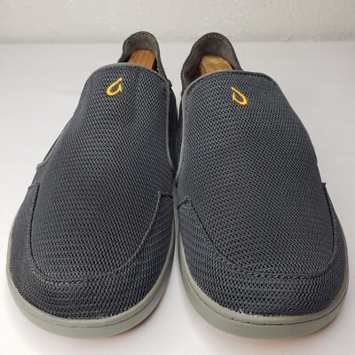 Olukai Nohea Mesh Gray Slip On Comfort Casual Shoes Mens  display picture 2