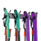 RaxGo Ski Wall Rack, Holds 4 Pairs of Skis and Skiing Poles or Snowboard