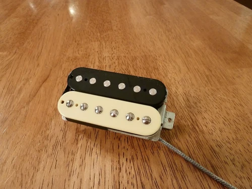 THE 57 PLUS HUMBUCKER PICKUP ZEBRA ALNICO 2 MAGNETS CLASSIC VINTAGE TONE