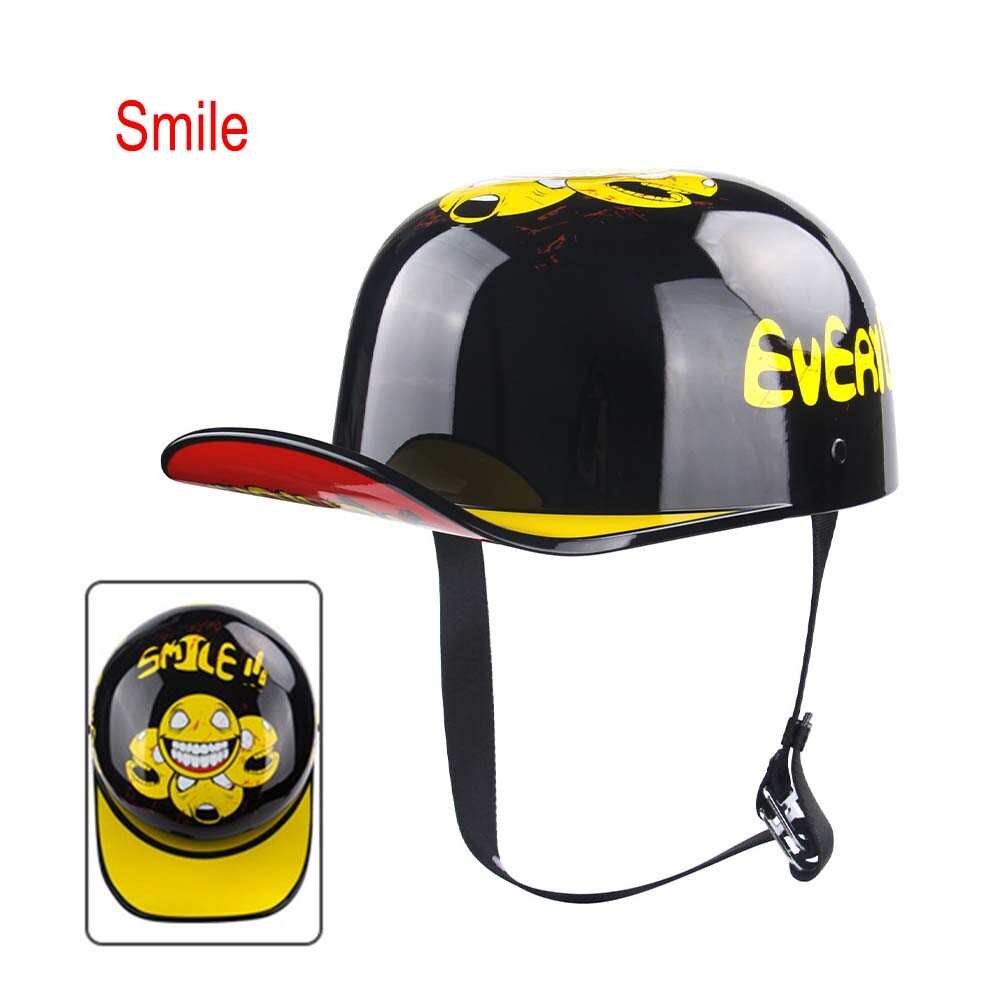 Vintage Style Open Face Motorcycle Half Helmet – DOT Approved, With Sun Visor & Quick Release