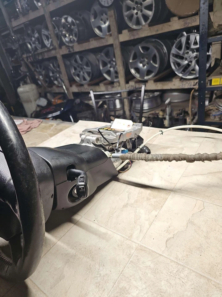 98-2000 1998-2000 AUDI A8 *GRIS* COLUMNA DE DIRECCIÓN CAMBIO DE SUELO SIN LLAVE (sin bolsa) Foto 3 de 4