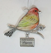 U2 Scatter seeds of happiness wherever you go BLESSING BIRD ORNAMENT Ganz 