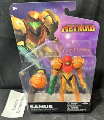 Metroid Prime 2   SAMUS Aran   5'' Action Figure with Morph Ball accessory toy