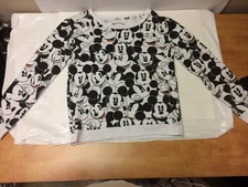 DISNEY MICKEY MOUSE lightweight Sweatshirt Size L Pullover Top Long Sleeve