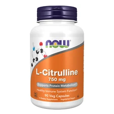 NOW FOODS L-Citrulline 750 mg 90 Veg Capsules