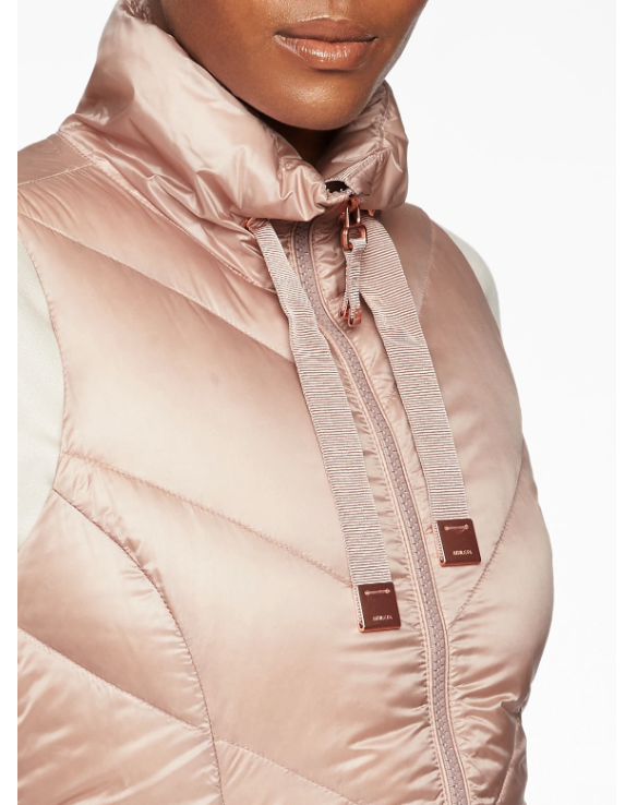 NWT Athleta Banner Peak Down Vest, Moonlight Grey SIZE XS #350856