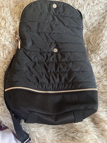 Women's *Stella & Dot* ‘Crush It’ Black Quilted Nylon Backpack Bag - Picture 5 of 11