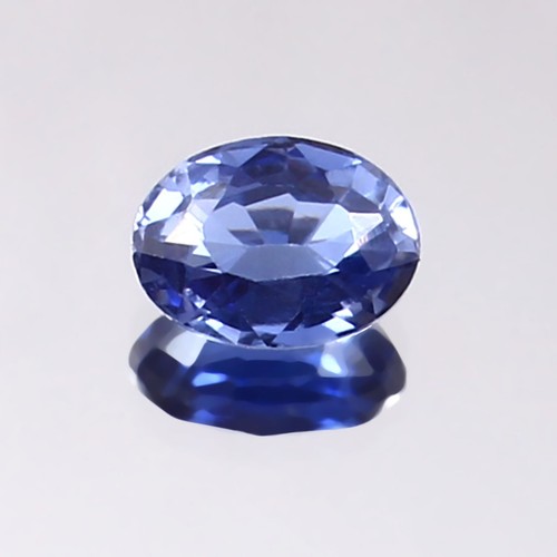Saphir Naturel Bleu Ovale 58.80 Carats - Certifié AGL - Origine Montana - Traité Chauffé - Loupe Propre