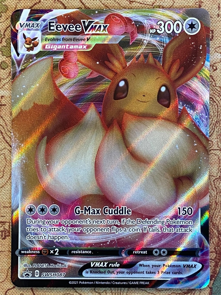 小物 rei Pokemon Card TCG - Eevee VMAX SWSH087 Black Star Promo