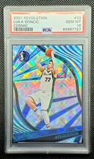 2021-22 PANINI REVOLUTION LUKA DONCIC #33 COSMIC PARALLEL /99 GEM MINT PSA 10 
