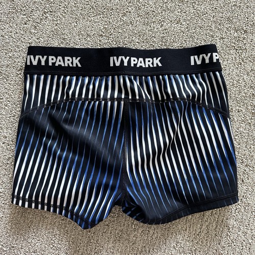 Ivy Park Fitted Shorts Blue Size Medium - Picture 3 of 6