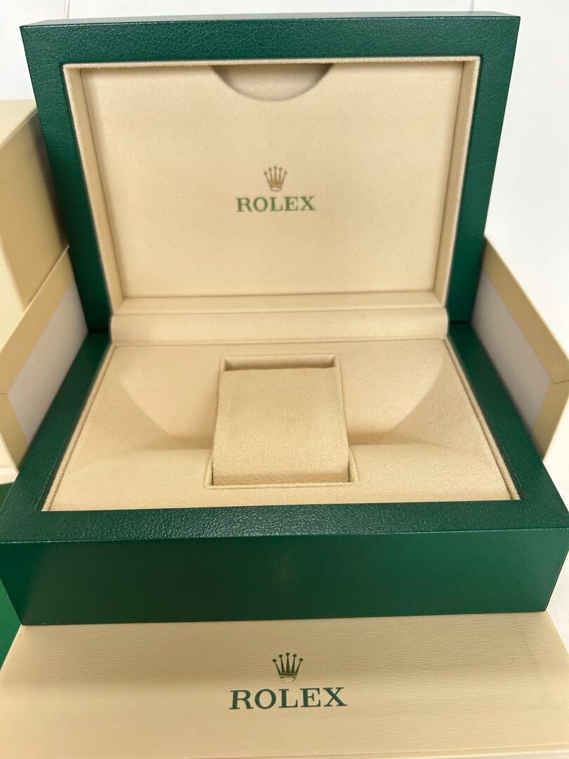 ROLEX 39139.8064 Watch Box Case Oyster M Green Wood Wave