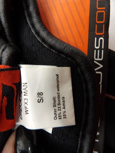 Five 5 Gloves WFX3 WP Black Motorcycle Gloves Size Small - XL - Picture 10 of 12