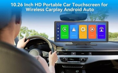 Car Multimedia Player - Apple, Android Auto 10.26 inch with 2 cameras