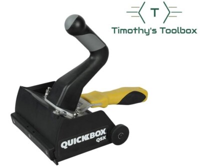 TapeTech QuickBox 8.5  Drywall Flat Finishing Box and Wizard Compact Handle Set