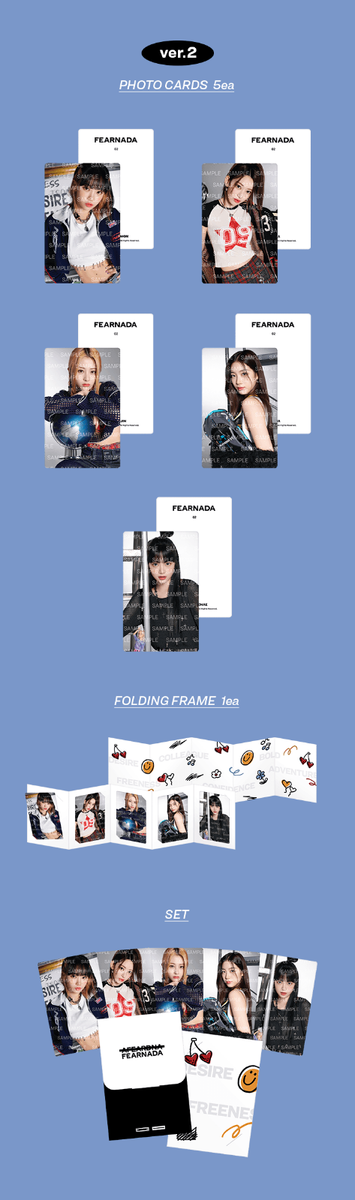 LE SSERAFIM FEARNADA うちわ チェキフォトカード ペンライト LE