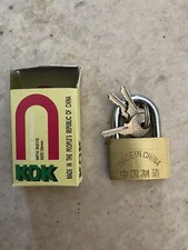 LUCCHETTO AD ARCO IN OTTONE MODELLO Misura 30 Mm Bicicletta Valigia Catena