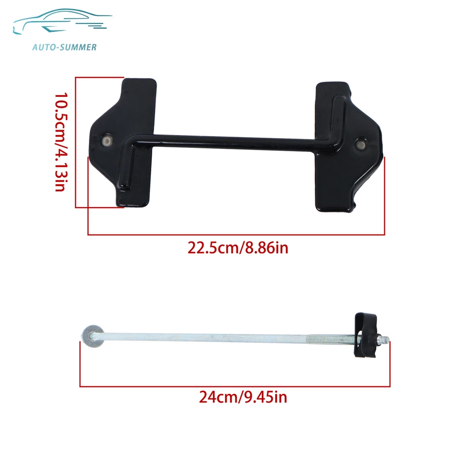 Soporte de sujeción de correa de batería y tuerca de perno para Dodge Ram 1500 2500 1997-2002 Foto 2 de 4