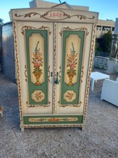 Armadio Tirolese dipinto datato 1891