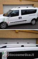 PORTAPACCHI BARRE LATERALI IMPOSTATE TETTO per FIAT DOBLO 10+23 MAX  I°  qualita
