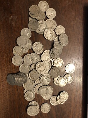 DATELESS BUFFALO NICKEL LOT OF 10