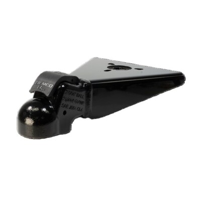 Demco Cast 50 Degree A-Frame 2-5/16'' Coupler 21,000 lbs Weld-On Black Finish