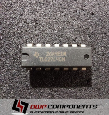 (5 Stk.) TLC27L4CN - IC Operationsverstärker 4-fach THT 14-PDIP - Texas