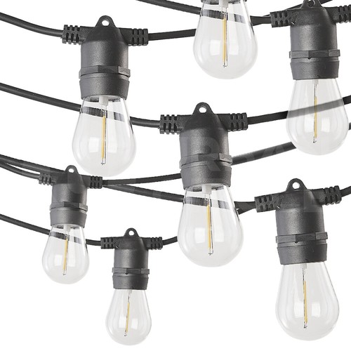 Groverdi 100M LED Festoon String Lights Outdoor Connectable Cafe Patio Lamp NEW - Picture 10 of 10