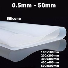 Dick weiß durchscheinend Silikon Gummi weich Matte Platte verschiedene Größen